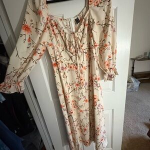 Floral Long Sleeve Dress